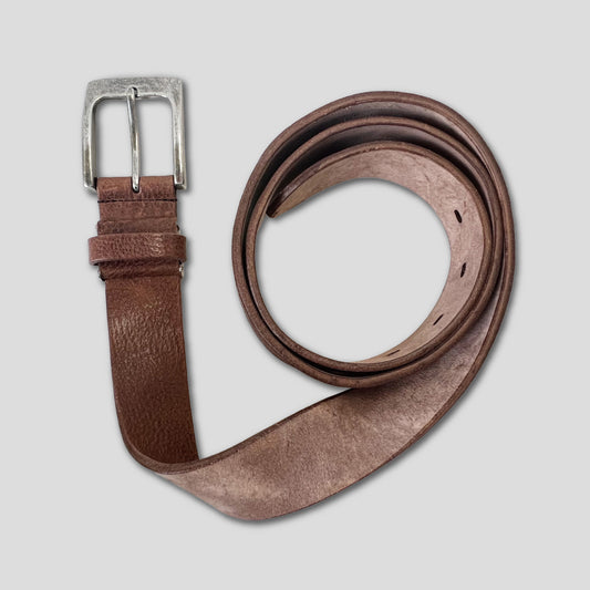 Italian Leather Belt, Adjustable Size, Perfect for Business, Gifts, and Celebrations, Genuine Leather, Men's, Made in Japan